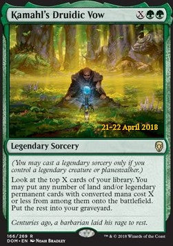 Kamahl's Druidic Vow
