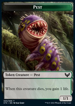 Pest Token (Black and Green 1/1)