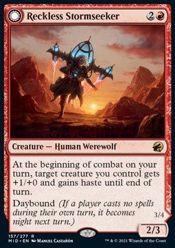 Reckless Stormseeker // Storm-Charged Slasher