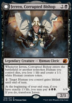 Jerren, Corrupted Bishop // Ormendahl, the Corrupter