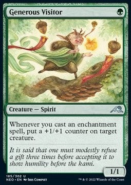 Generous Visitor