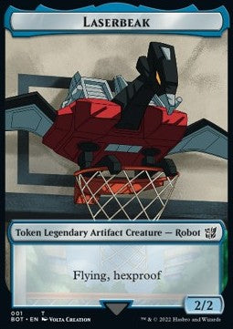 Laserbeak Token (Blue 2/2)