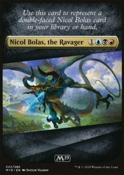 Helper Card "Nicol Bolas, the Ravager"
