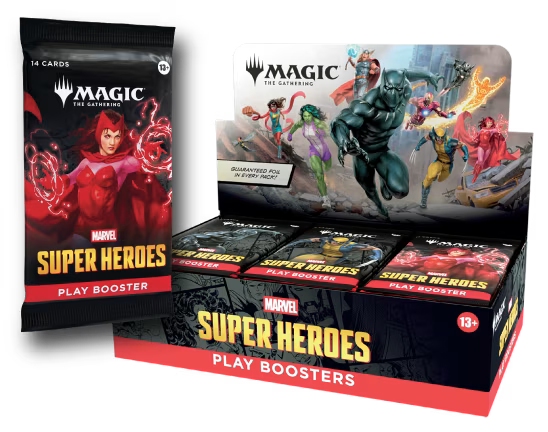 Marvel super heroes play booster boks