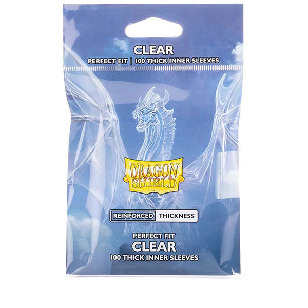 Dragon Shield - Perfect Fit Thick Sleeves 100pk - Clear
