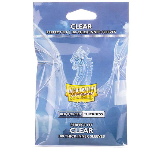 Dragon Shield - Perfect Fit Thick Sleeves 100pk - Clear