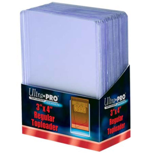 Ultra Pro - 3 x 4 Inch Toploaders Clear 25 Pack